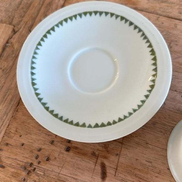 Theodore HAVILAND LIMOGES France Demi teacup saucer green Suzanne Lalique (one) - Picture 5 of 13